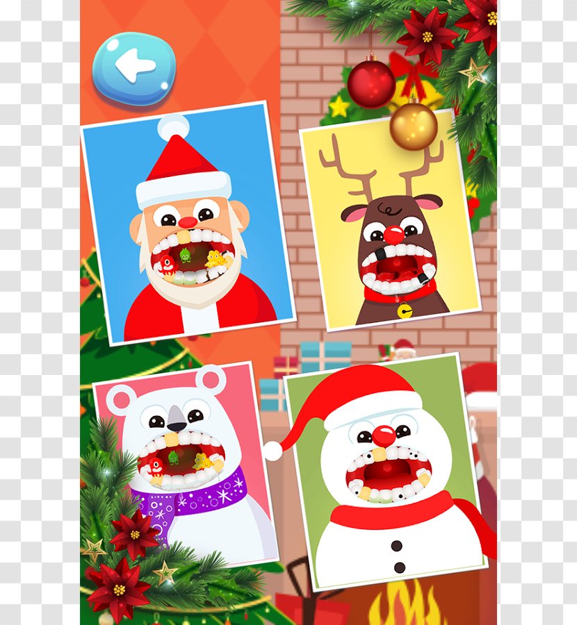 Dentist Christmas Doctor Game Santa Claus Office - Fictional Character - Kids Games Space Elevator Builder GamesDentist Cliparts Transparent PNG