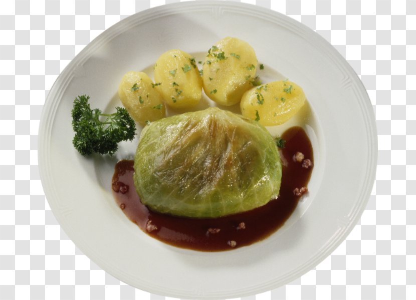 Cabbage Roll Dish Food Vegetarian Cuisine - Roulade Transparent PNG