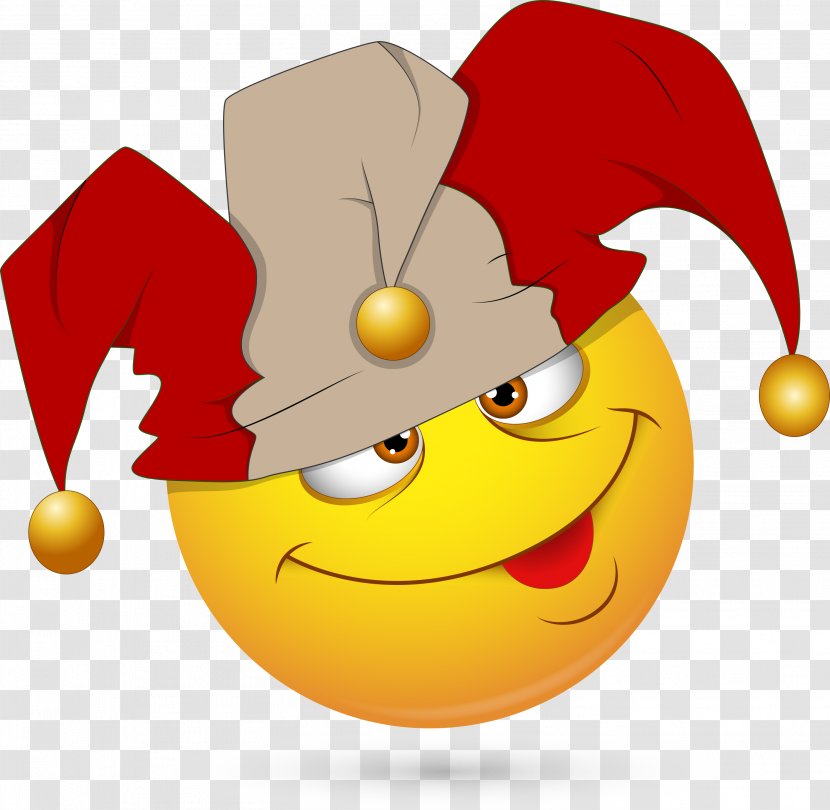 Jester Cap And Bells Emoticon Clip Art - Royaltyfree - Clown Transparent PNG