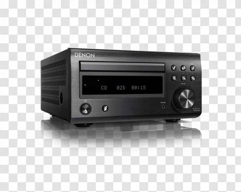 Denon Receiver High Fidelity FM Broadcasting Digital Audio - Tape Drive - Stereo Information Transparent PNG