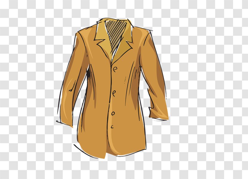 Overcoat Clothing Accessories Outerwear Jacket - Coat - Camisas Transparent PNG