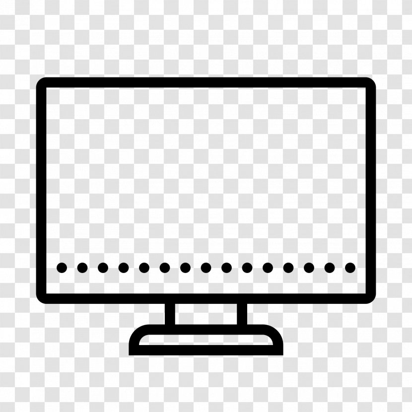 Computer Monitors Dotty Dots Curved Screen - Technology - Monitor Icon Transparent PNG