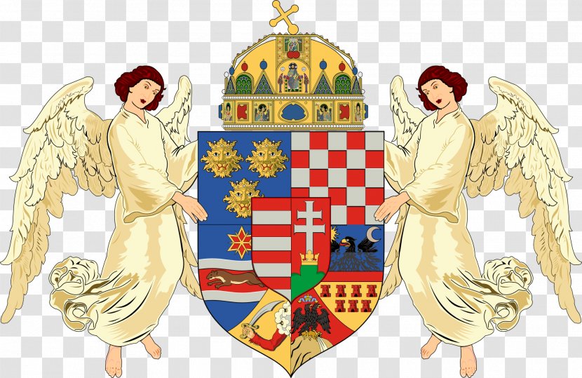 Austria-Hungary Kingdom Of Hungary Austro-Hungarian Compromise 1867 Lands The Crown Saint Stephen - Fictional Character - Coat Arms Austria Transparent PNG