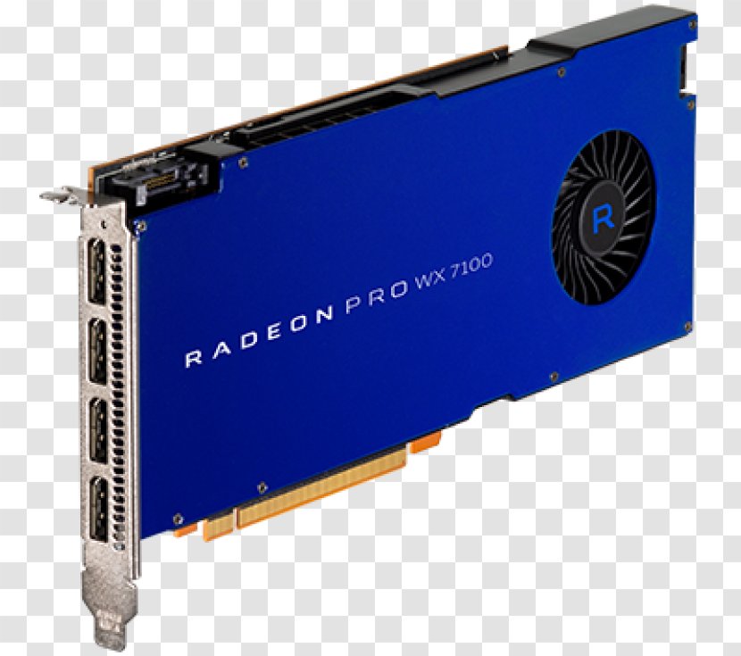 Graphics Cards & Video Adapters AMD Radeon Pro WX 7100 Advanced Micro Devices - Amd Eyefinity - Wx Series Transparent PNG