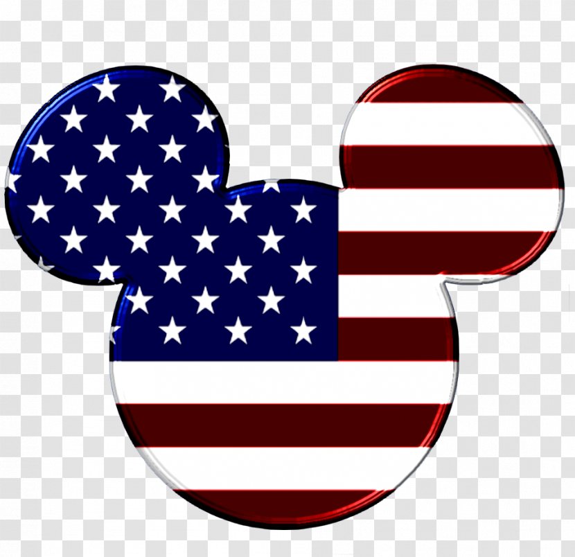 Mickey Mouse Independence Day The Walt Disney Company Cruise Line Clip Art - American Flag Transparent PNG
