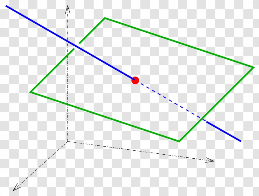 Point Line–plane Intersection - Line Transparent PNG