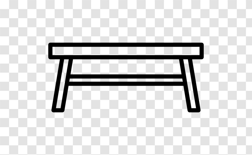 Table Furniture Bench - Living Room Transparent PNG