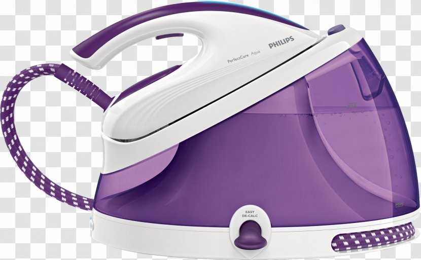 Philips Clothes Iron Retail Steam Generator - Ironing - Gc Transparent PNG