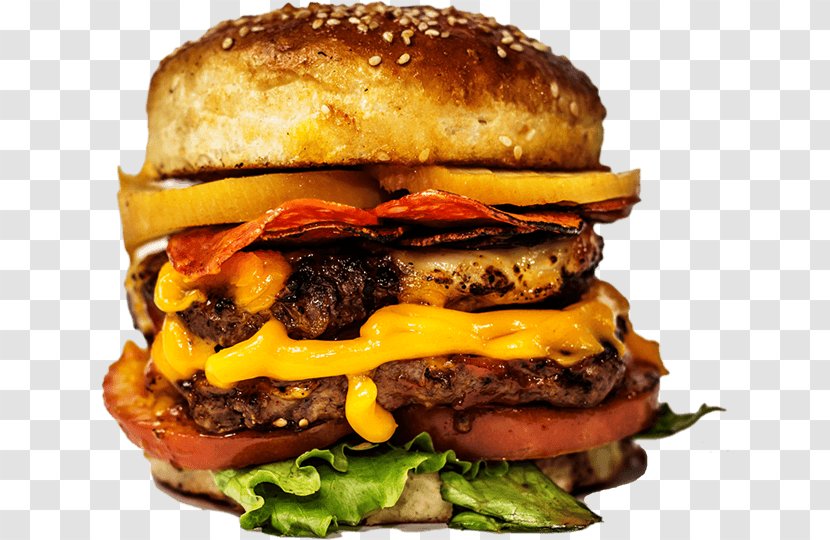 Cheeseburger Buffalo Burger Hamburger Slider Veggie - Restaurant - Junk Food Transparent PNG