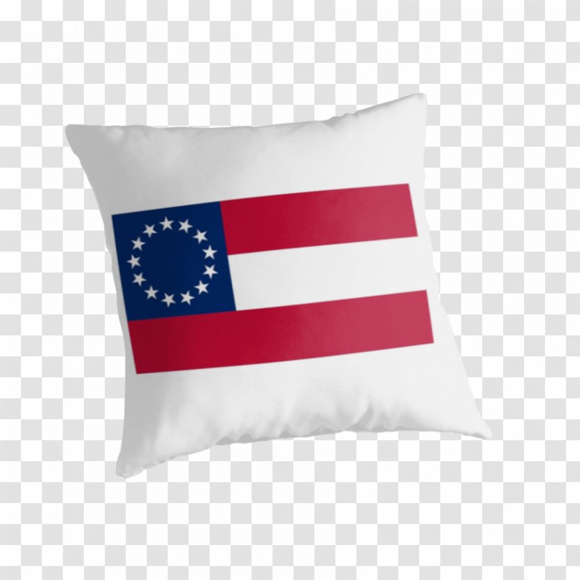 Flags Of The Confederate States America Cushion Throw Pillows Soil - May - Rubbish Transparent PNG