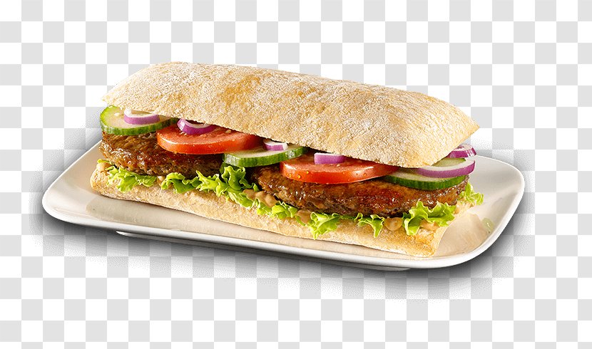 Bánh Mì Submarine Sandwich Ham And Cheese Fast Food Ciabatta - Bocadillo - Burger Transparent PNG