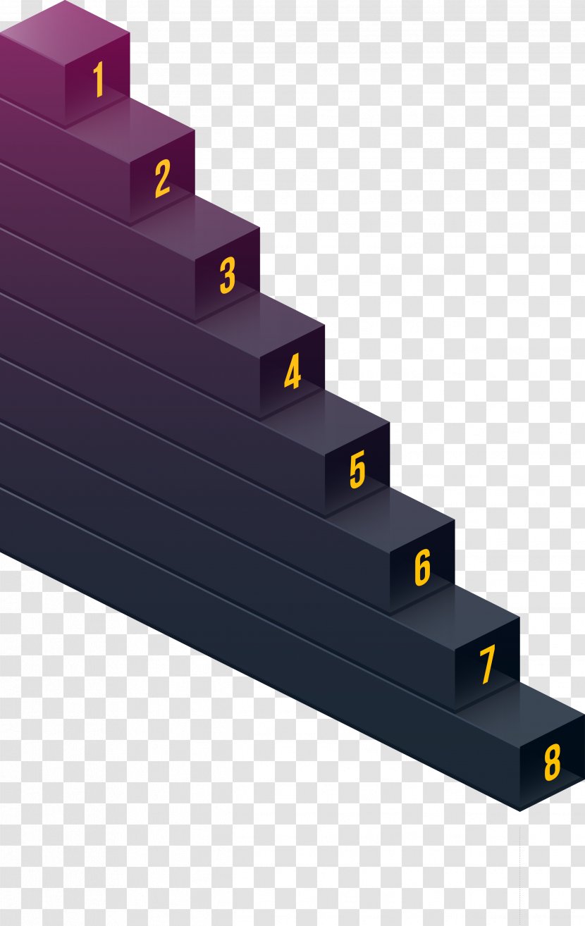 Stairs Ladder - Material - Gradient Vector Image Transparent PNG