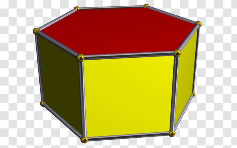 Hexagonal Prism Polyhedron Geometry - Honeycomb - Face Transparent PNG