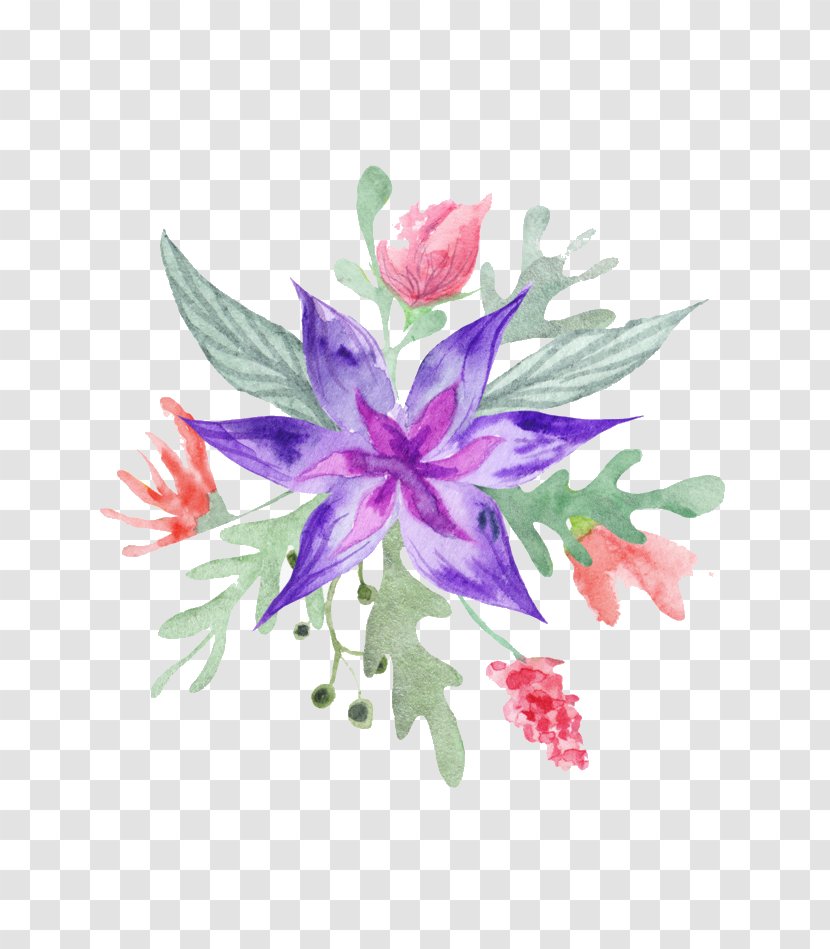 Floral Design Flower Illustration Drawing Image - Royaltyfree - Adjustor Watercolor Transparent PNG