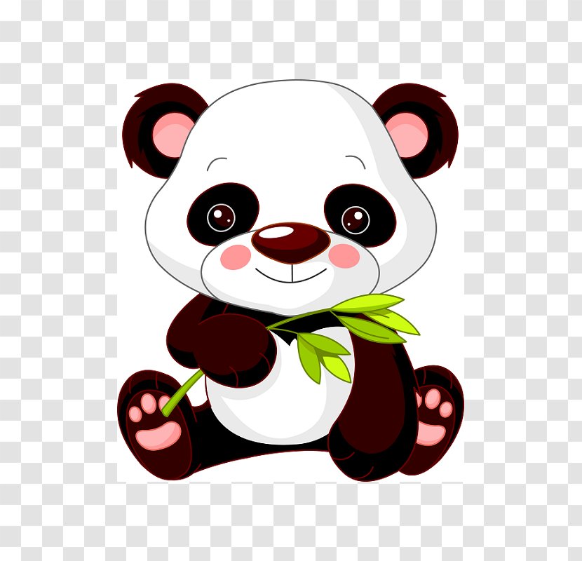 Giant Panda Bear Illustrations Clip Art - Heart - Baby Transparent PNG