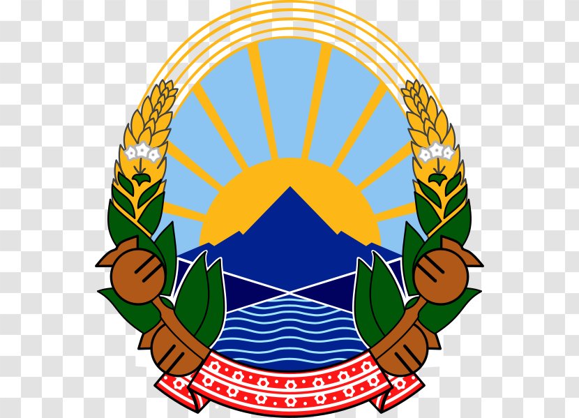 Socialist Republic Of Macedonia National Emblem The Coat Arms Transparent PNG