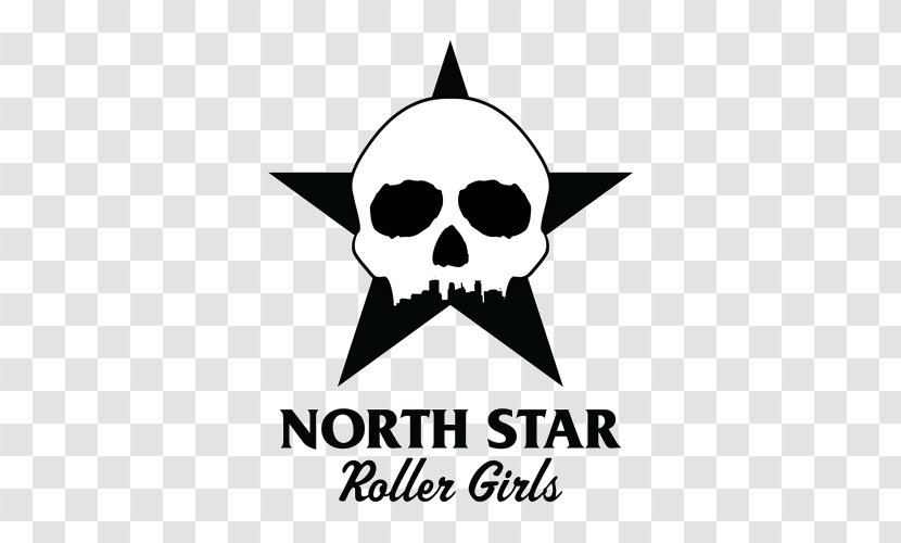 North Star Roller Derby Skates Sports League Logo - Text - Team Transparent PNG