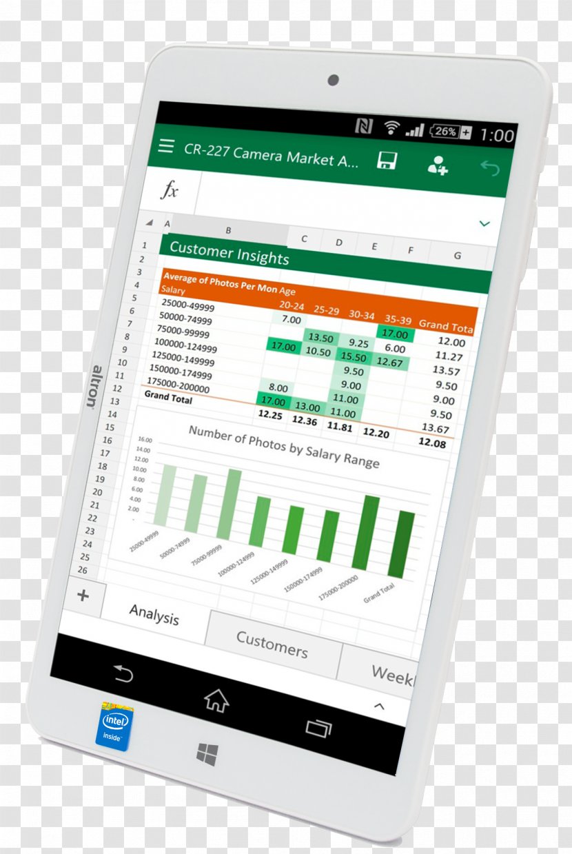 Smartphone Mobile Phones Handheld Devices Android Microsoft Excel - Software Transparent PNG