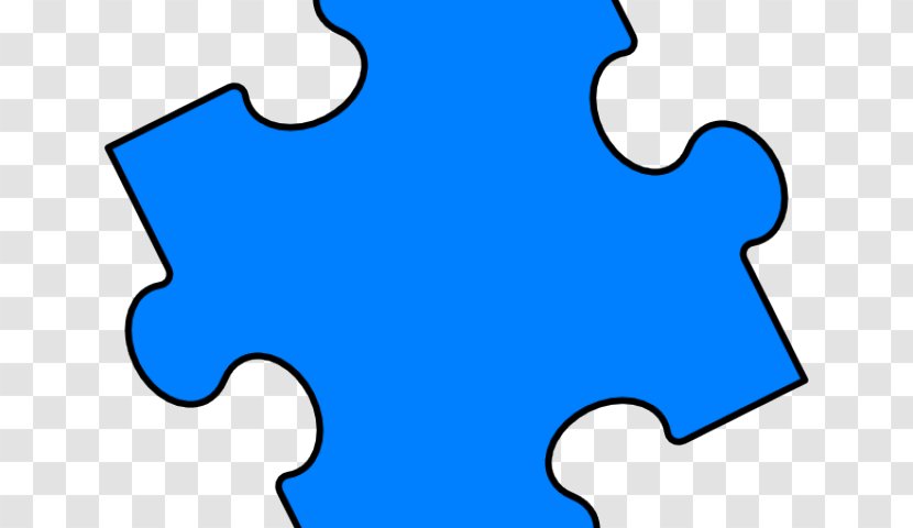 Jigsaw Puzzles Clip Art Openclipart Illustration Autism - Blue - Wd Border Transparent PNG