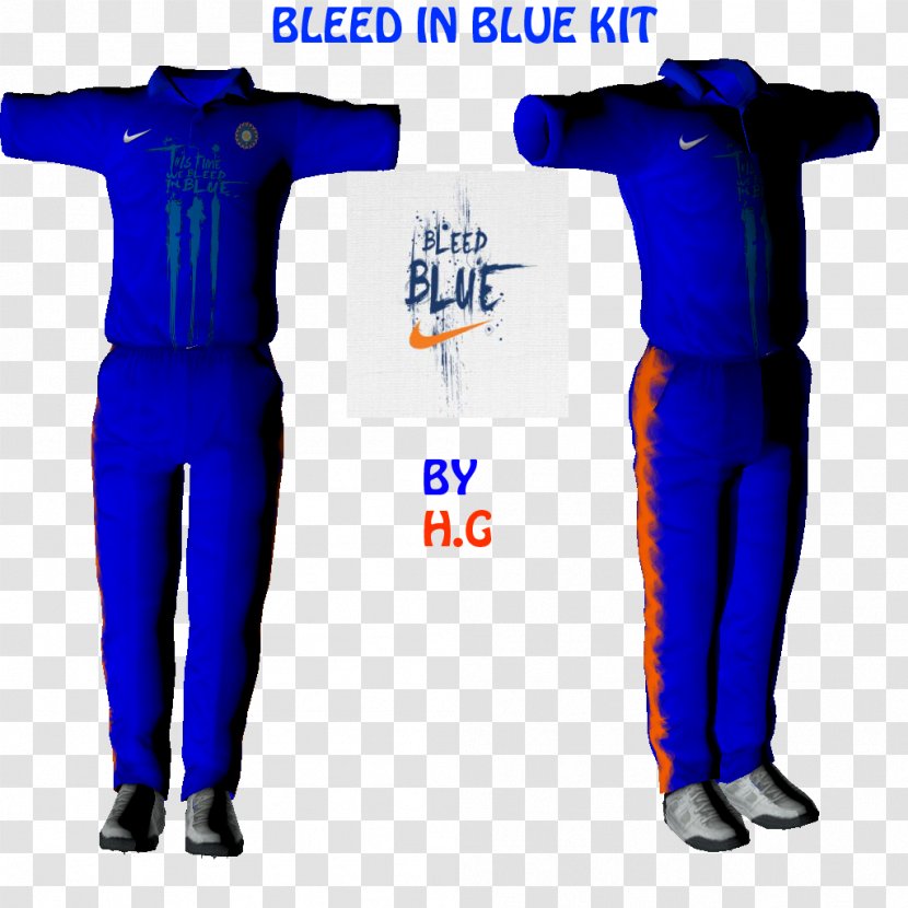 Cricket 07 2005 India National Team Electronic Arts - Electric Blue Transparent PNG