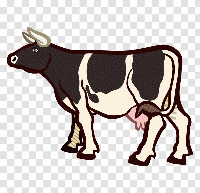 Cattle Farm Animal Livestock Clip Art - Horn - Cow Transparent PNG