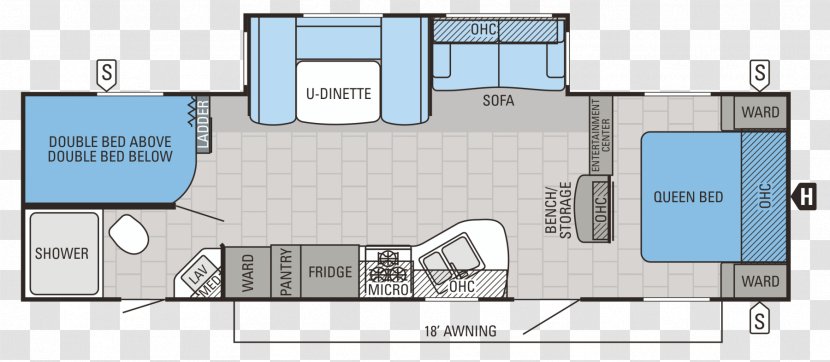 Campervans Jayco, Inc. Caravan Camping World Rangitsch Brothers RV And Manufactured Home Center - Trailer - Furniture Floor Plan Transparent PNG