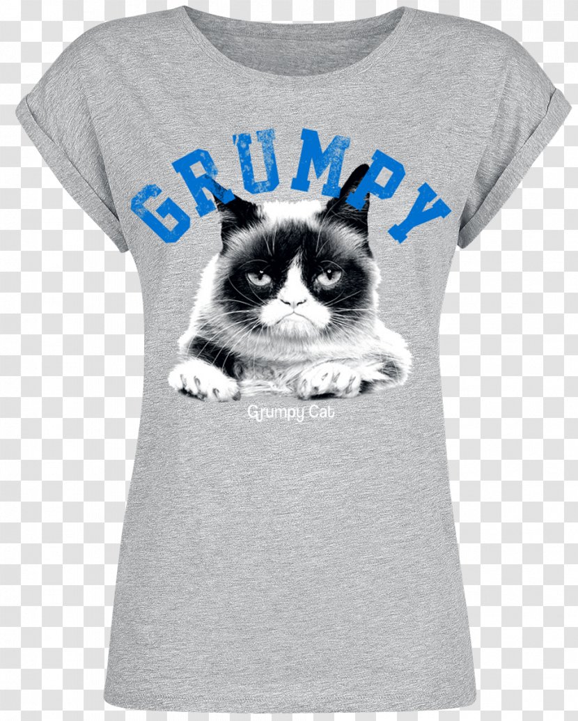 T-shirt Grumpy Cat Sweater White Transparent PNG