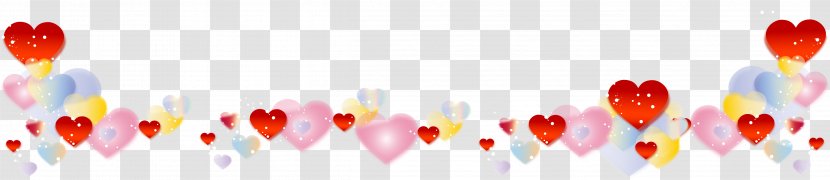 Heart Euclidean Vector - Animation - Colored Hearts Transparent PNG
