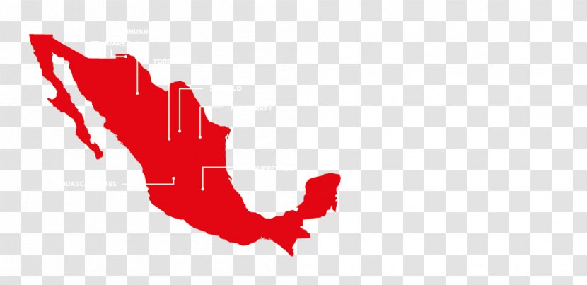Mexico Map - Silhouette - Chihuahua Transparent PNG