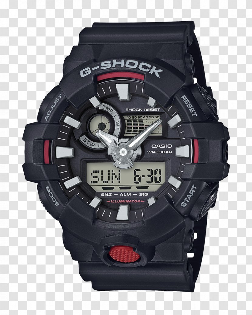 G-Shock GA700 Original GA-700 Watch Casio - Strap Transparent PNG