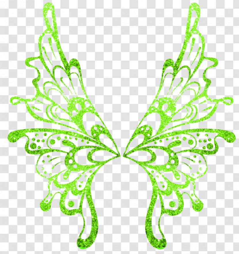 Butterflix Feather Tecna Clip Art - Flora - Pre-sale Transparent PNG