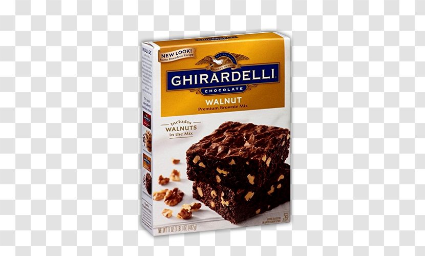 Chocolate Brownie Fudge Ghirardelli Company Caramel Transparent PNG