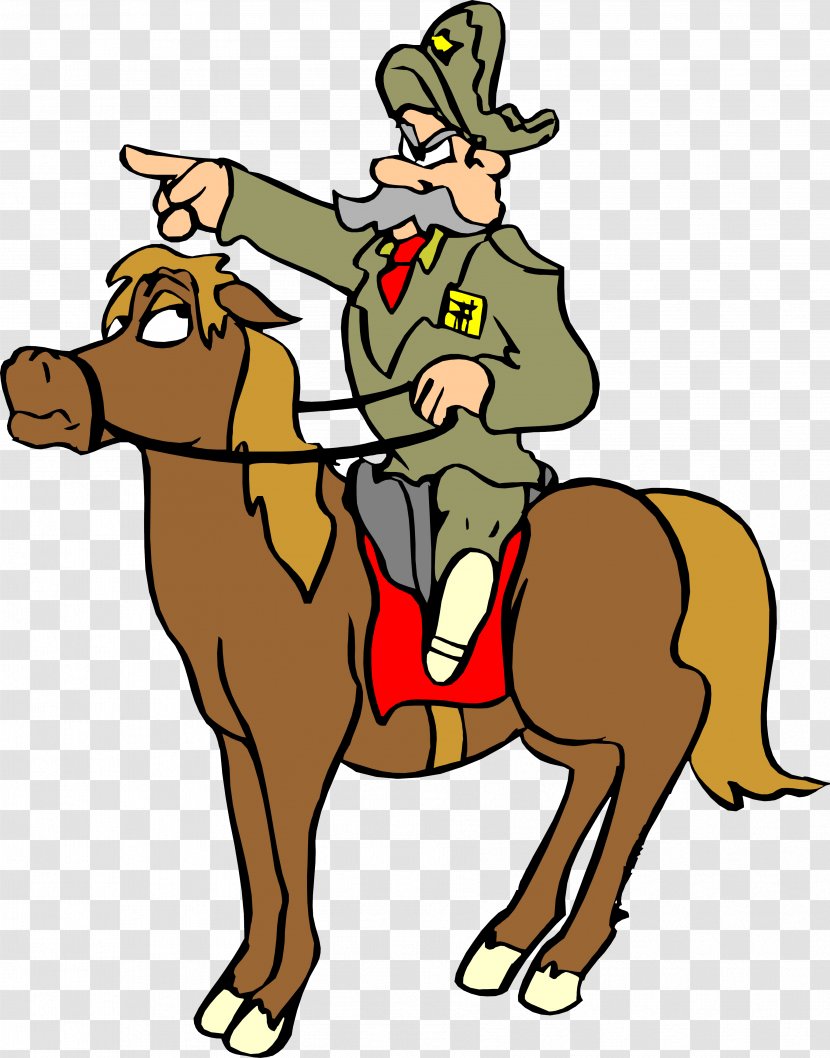 Clip Art Mustang Hormone Image Cartoon - Hypothalamus - Colonial Army Transparent PNG