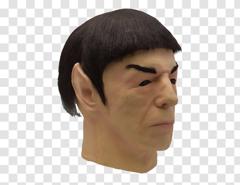 Spock Star Trek: The Original Series James T. Kirk Don Post Jean-Luc Picard - Head - Leonard Nimoy Transparent PNG