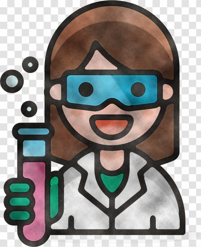 Cartoon Drawing Research Scientist Chemistry Transparent PNG