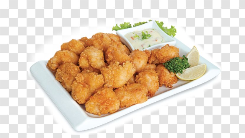 Chicken Nugget Pakora Ceviche Fried Karaage - Fresh Seafood Transparent PNG