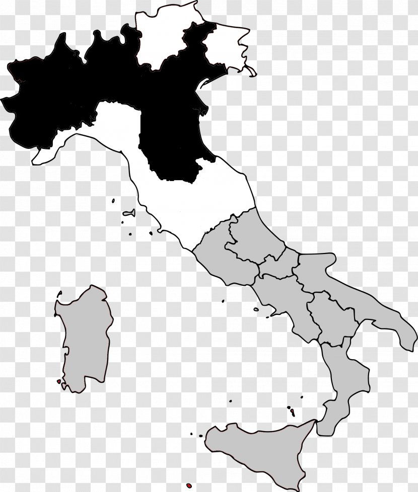 Latina Rome Po Valley Central Italy Northern - Monochrome Transparent PNG