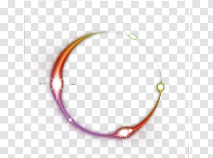 Bracelet Jewelry Design Circle Body Piercing Jewellery - Light Effect Transparent PNG
