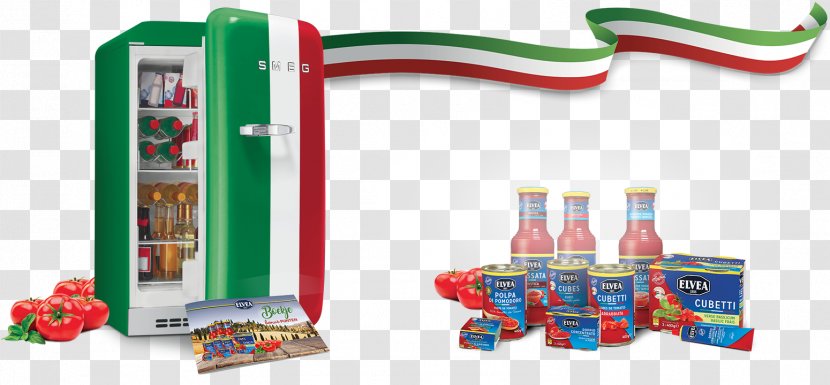 Refrigerator Smeg 50s Style FAB10 Retro Italy - Door Transparent PNG
