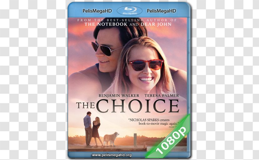 The Choice Nicholas Sparks Blu-ray Disc DVD Romance Film - Vision Care - Dvd Transparent PNG