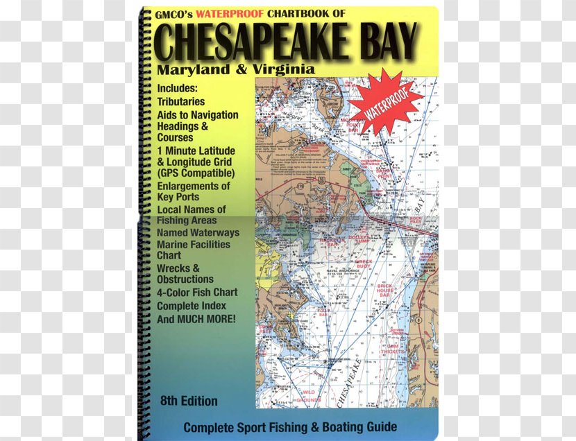 Chesapeake Bay Virginia Havre De Grace Map - Nautical Chart - Waterways Transparent PNG