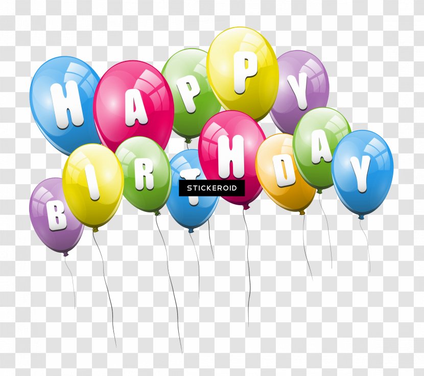 Happy Birthday Balloon Image - Round Color Transparent PNG