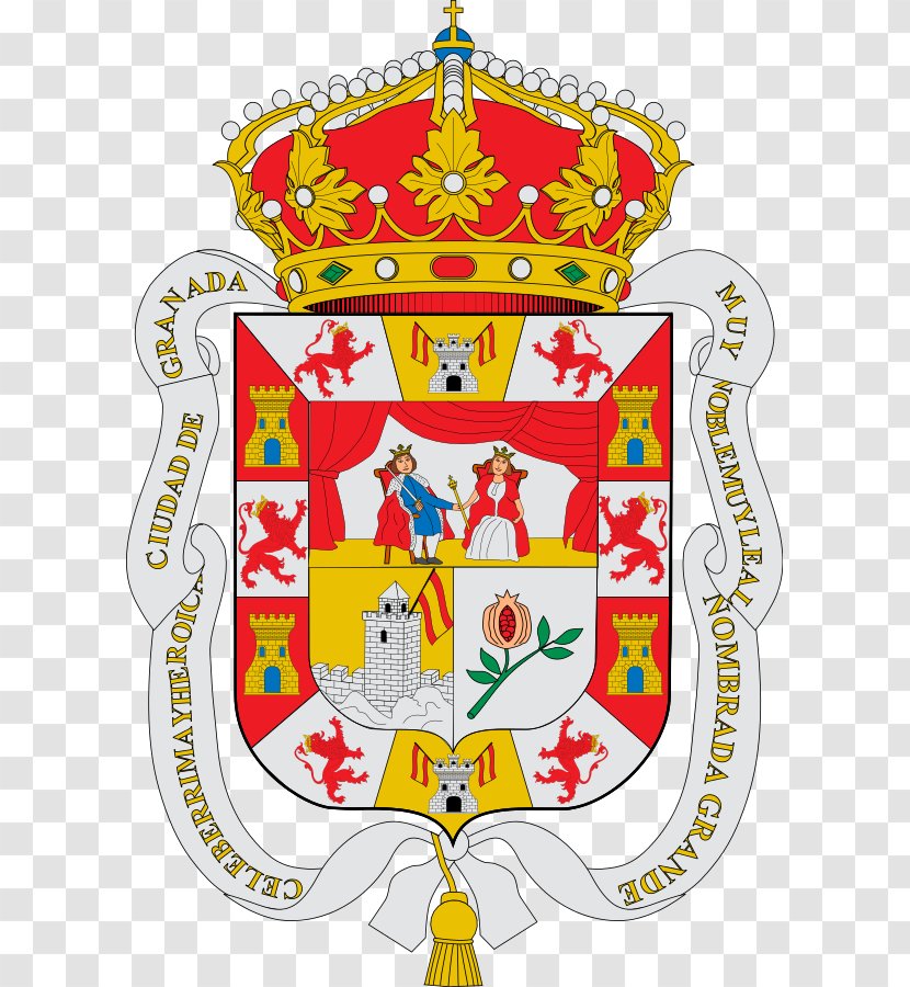 Escudo De Granada Jaén Escutcheon La Provincia Córdoba - Spain Coat Of Arms Transparent PNG