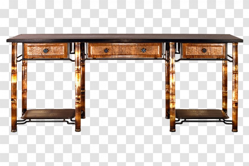 Desk Wood Stain Rectangle - Furniture - Buffet Table Transparent PNG