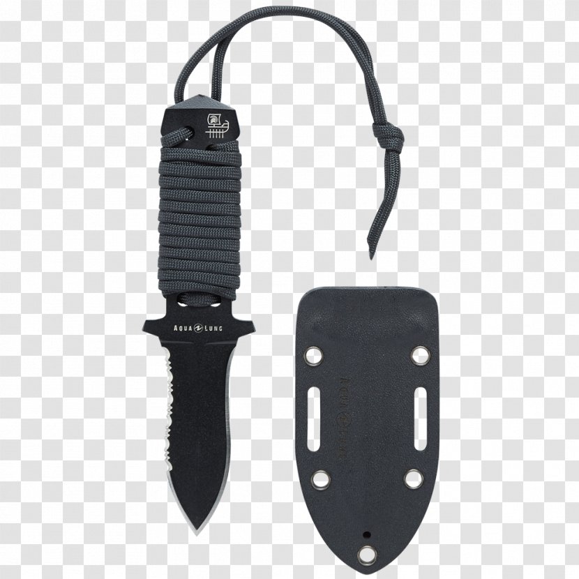 Knife Aqua-Lung Underwater Diving Equipment Scuba - Blade - Personal Items Transparent PNG