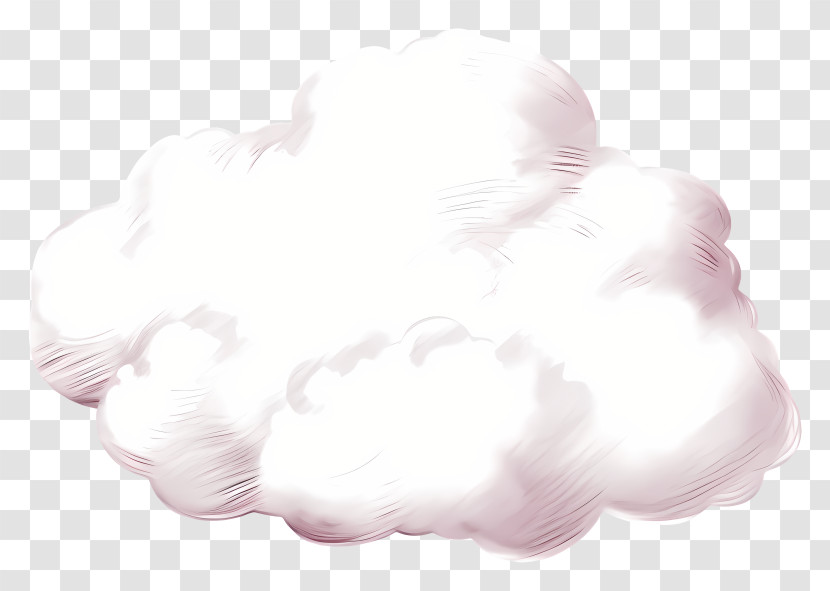 Sketch Cloud - Beautiful White Cloud Illustration Transparent PNG