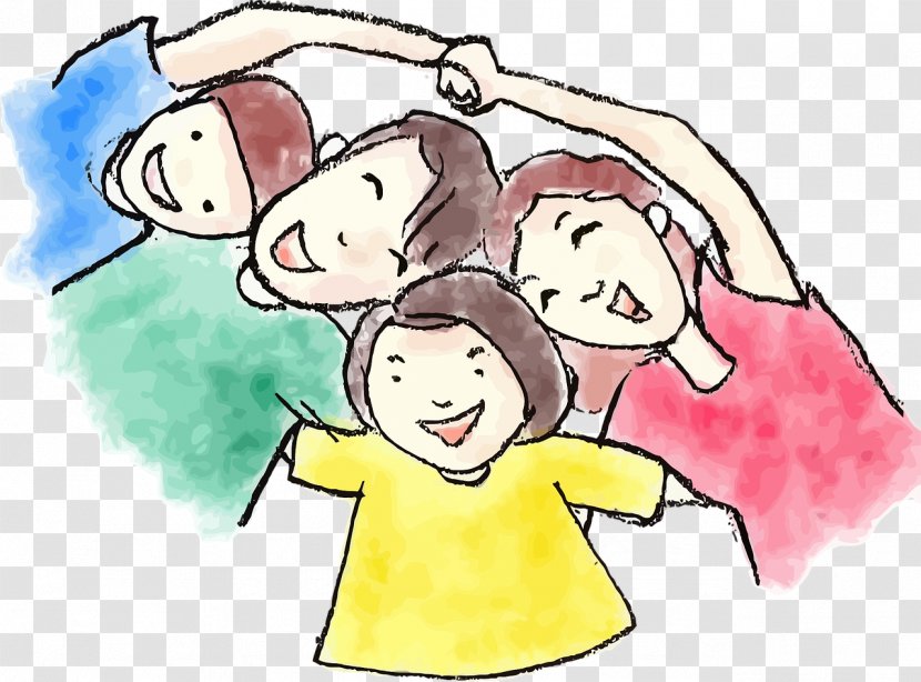 Family Watercolor Painting Father Child - Cartoon - Mother Transparent PNG