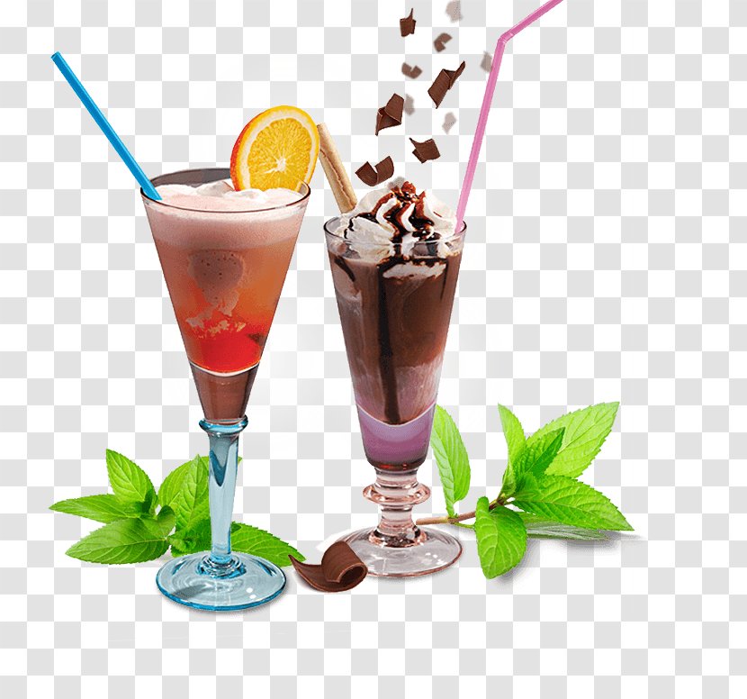 Sundae Cocktail Garnish Ice Cream Milkshake Transparent PNG