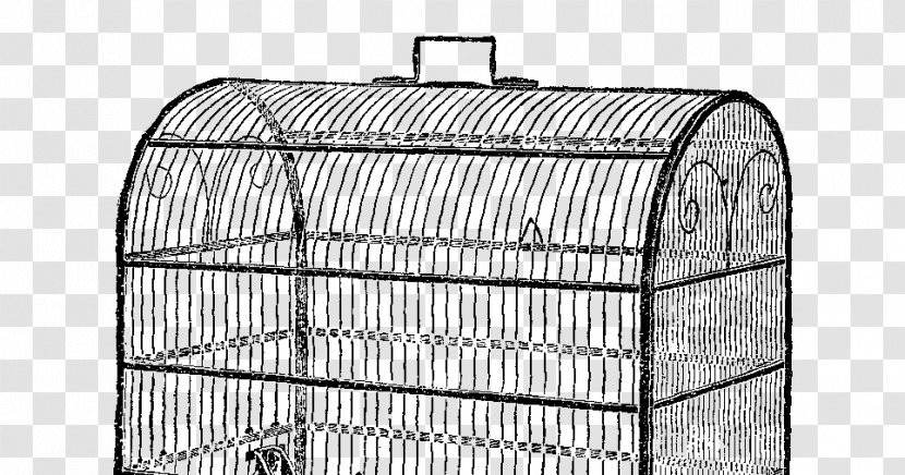 Birdcage Clip Art - Steel - Vintage Transparent PNG