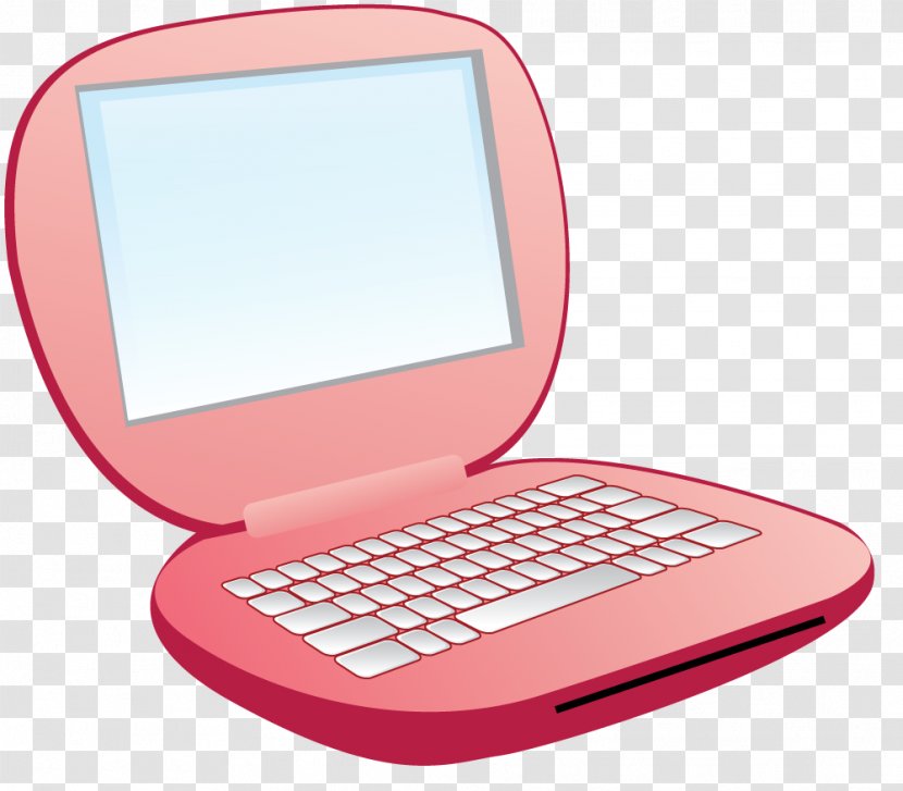 Netbook Pink M Gadget - Technology - Computer Cpu Transparent PNG